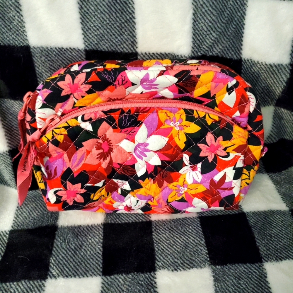 Vera Bradley Medium Cosmetic Bag in Rosa Flora